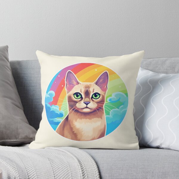 Item preview, Funny Tonkinese Cat Colorful Rainbow Cute Mom Dad Kids designed and sold by rafaeltto.