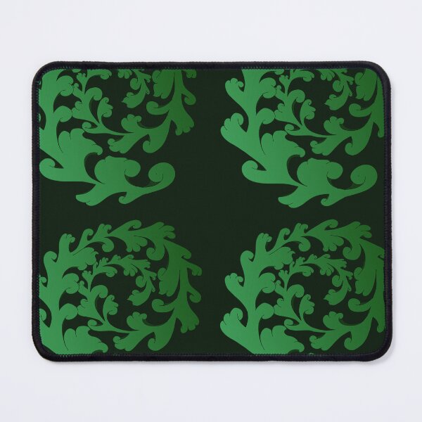 Item preview, Emerald Baroque Acanthus Leaf: Luxury Regal Botanical Pattern designed and sold by ThiagoSDantas.