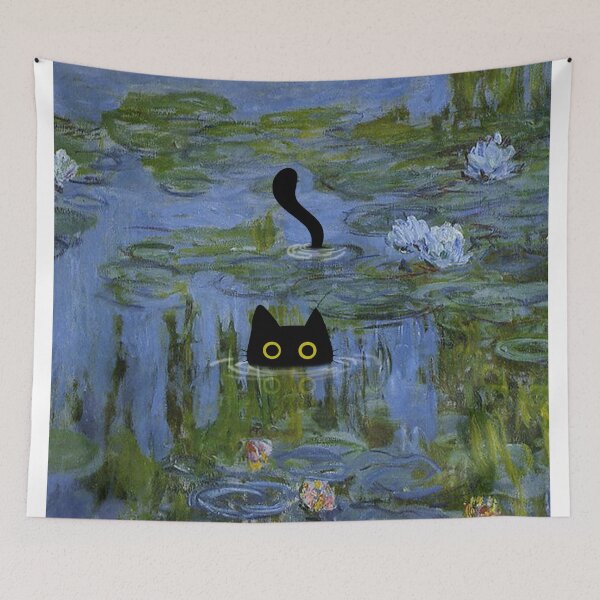 Item preview, cat monet designed and sold by PurrfectHome.