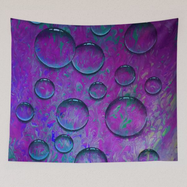 Item preview, Water drops purple  designed and sold by Fred  Terpe.