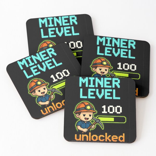 Item preview,  Glow in the Dark Miner Achievement designed and sold by katiecorners.