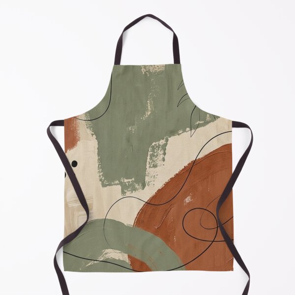 Item preview, Earth Tone Abstract Minimalism Organic Shapes Painting. designed and sold by  BreedCraft Studio.
