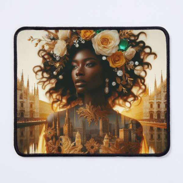 Item preview, Black woman in milano double exposure 25 designed and sold by NikaLim.