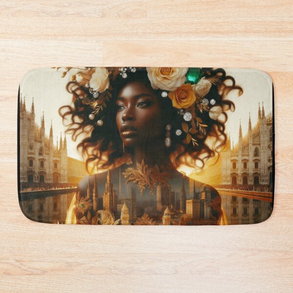 Item preview, Black woman in milano double exposure 25 designed and sold by NikaLim.