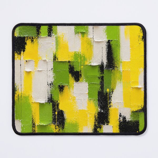 Item preview, Lime Energy Matter – Textured Abstract Impasto Art designed and sold by Ingorgia Studio.