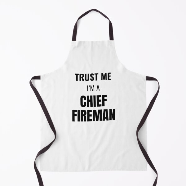 Item preview, Trust Me I'm a Chief Fireman (Black) designed and sold by ShipCrewNation.