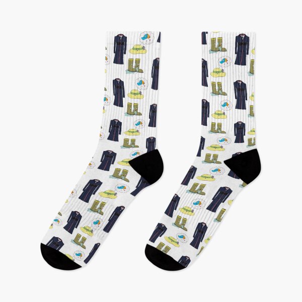 Item preview, Funny Detective Coat and In Love Hat Sticker Pack | Cute Rain Boots Meme Art designed and sold by MyxaART.