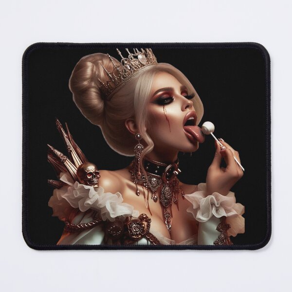 Item preview, Dark Queen Licking White Lollipop designed and sold by Voodoo Store Paranormal Collections.