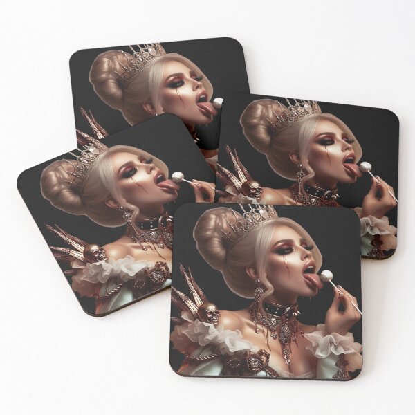 Item preview, Dark Queen Licking White Lollipop designed and sold by Voodoo Store Paranormal Collections.