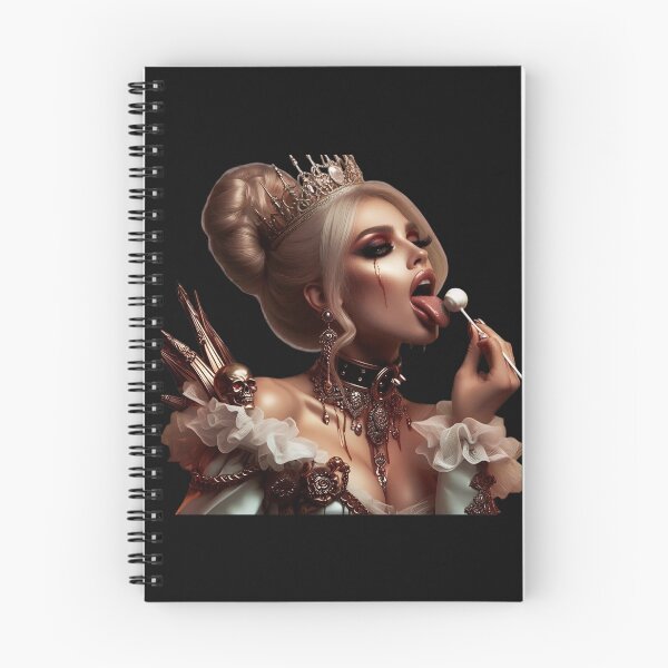 Item preview, Dark Queen Licking White Lollipop designed and sold by Voodoo Store Paranormal Collections.