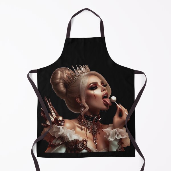 Item preview, Dark Queen Licking White Lollipop designed and sold by Voodoo Store Paranormal Collections.