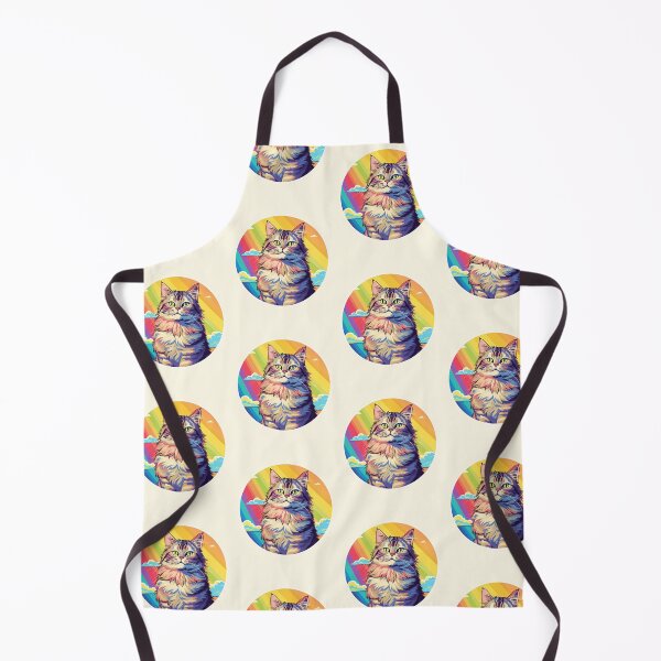 Item preview, Funny Siberian Cat Colorful Rainbow Cute Mom Dad Kids designed and sold by rafaeltto.