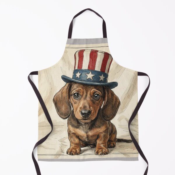 Item preview, Cute Patriotic Dachshund - American Flag Dog Lover Gift designed and sold by DreamCloths12.