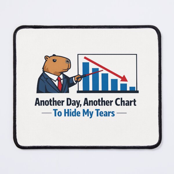 Item preview, Funny Data Analyst Capybara Business Graph designed and sold by yanejoy.