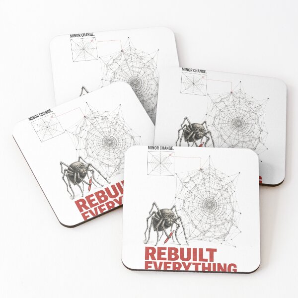 Item preview, Minor Change Rebuilt Everything Funny Spider Revision Creep Workplace Humor designed and sold by Print Loft.