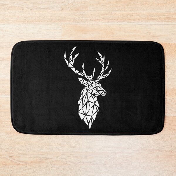 Item preview, White Geometric Deer designed and sold by Espyr.Art.