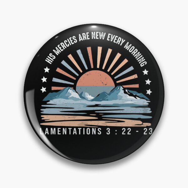 Item preview, His Mercies Are New Every Morning Lamentations 3 Retro Sunset designed and sold by haitrieuic96.