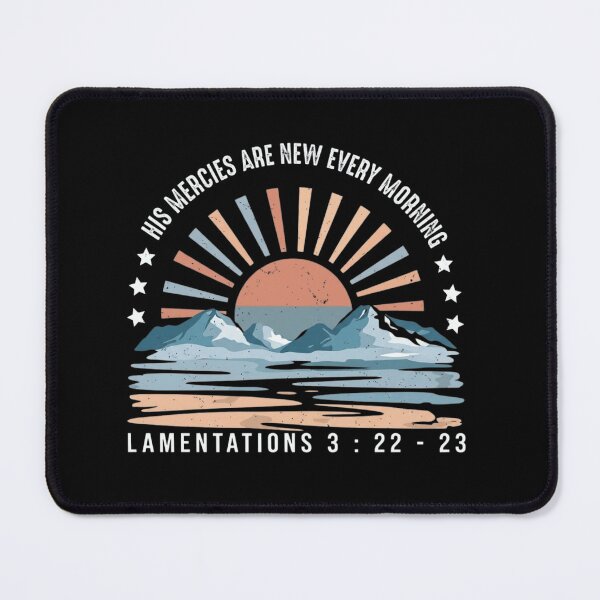 Item preview, His Mercies Are New Every Morning Lamentations 3 Retro Sunset designed and sold by haitrieuic96.