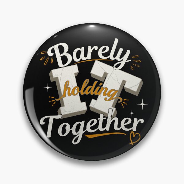 Item preview, Barely Holding It Together Typography Design designed and sold by 1timelab.