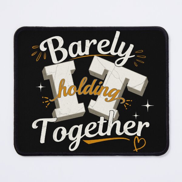 Item preview, Barely Holding It Together Typography Design designed and sold by 1timelab.