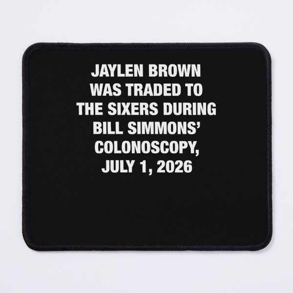 Aperçu de l'œuvre Jaylen a été transféré aux Sixers. Coloscopie de Bill Simmons créée et vendue par DarylPope.