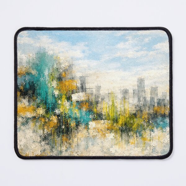Item preview, Amber Skyline – Turquoise designed and sold by Ingorgia Studio.