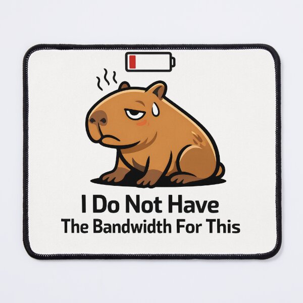 Item preview, Funny Corporate Lingo Capybara Low Bandwidth designed and sold by yanejoy.