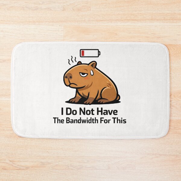 Item preview, Funny Corporate Lingo Capybara Low Bandwidth  designed and sold by yanejoy.