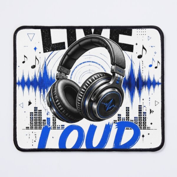 Item preview, LiveLoud | Premium Headphones Music  designed and sold by YoussefKaido01.