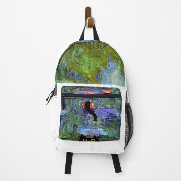 Item preview, Cat Print Monet Waterlily designed and sold by PurrfectHome.