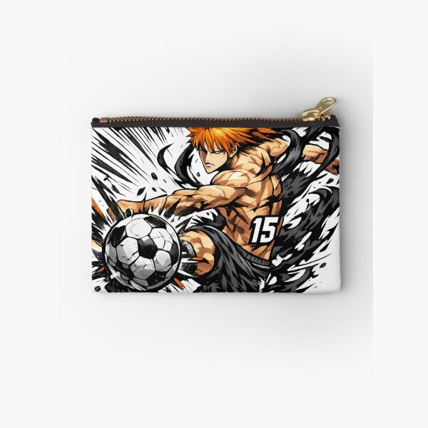 Item preview, Dark Ink Soul Striker - Orange Hair Anime Soccer Legend Art designed and sold by MugenAnime.
