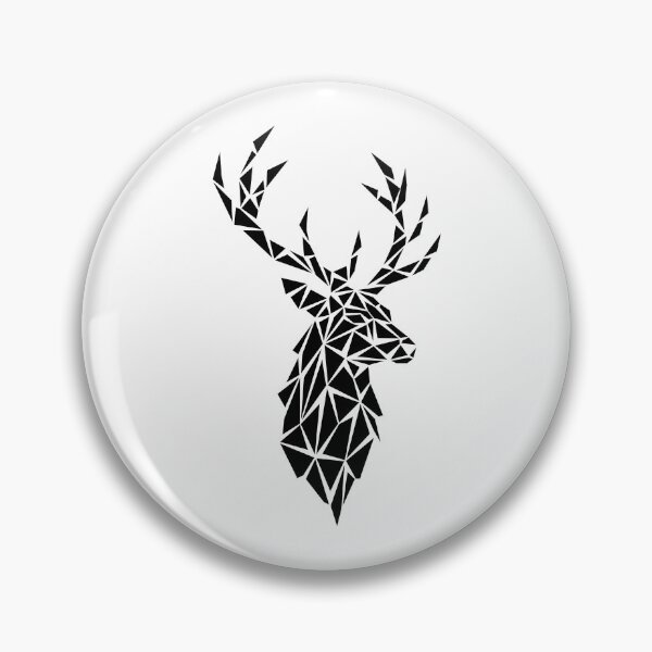 Item preview, Black Geometric Deer designed and sold by Espyr.Art.