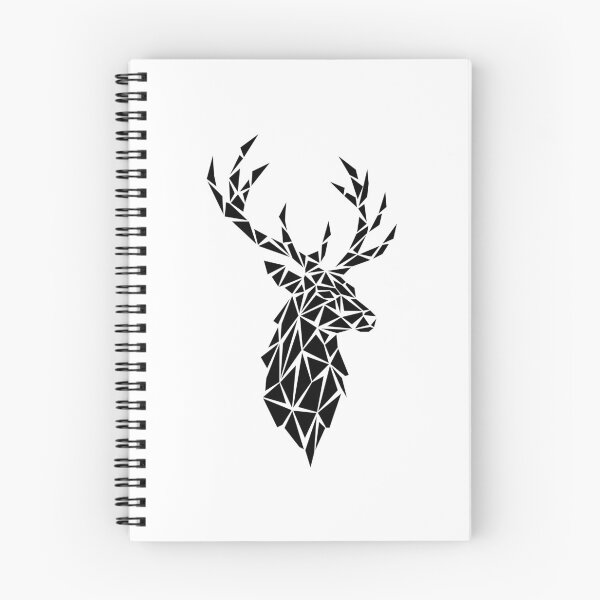Item preview, Black Geometric Deer designed and sold by Espyr.Art.