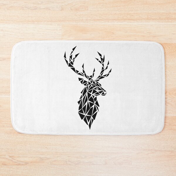 Item preview, Black Geometric Deer designed and sold by Espyr.Art.