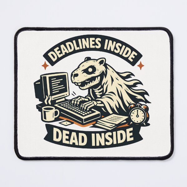 Item preview, Funny Office Deadline Capybara Work Stress designed and sold by yanejoy.