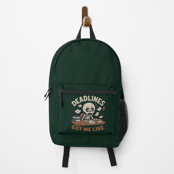 Item preview, Deadlines Got Me Like Funny Skeleton Student Back To School Halloween T-Shirt designed and sold by HopeAndHustle.