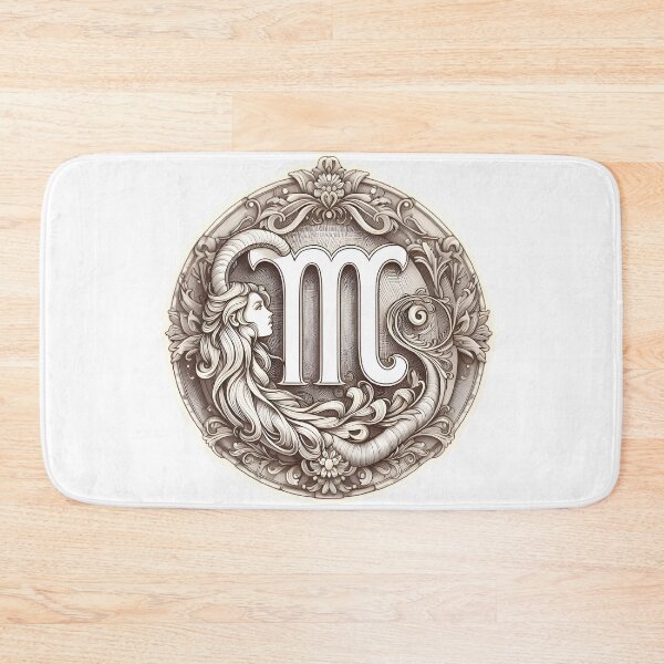 Item preview, Virgo Ornate Silver Medallion Engraving Maiden Zodiac Art designed and sold by Zodiac Celestial Art.