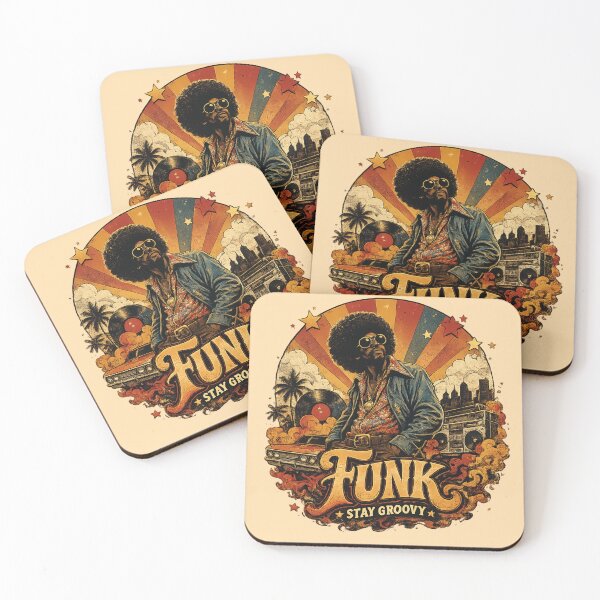 Aperçu de l'œuvre Vintage Funk Stay Groovy créée et vendue par lungpleecha.