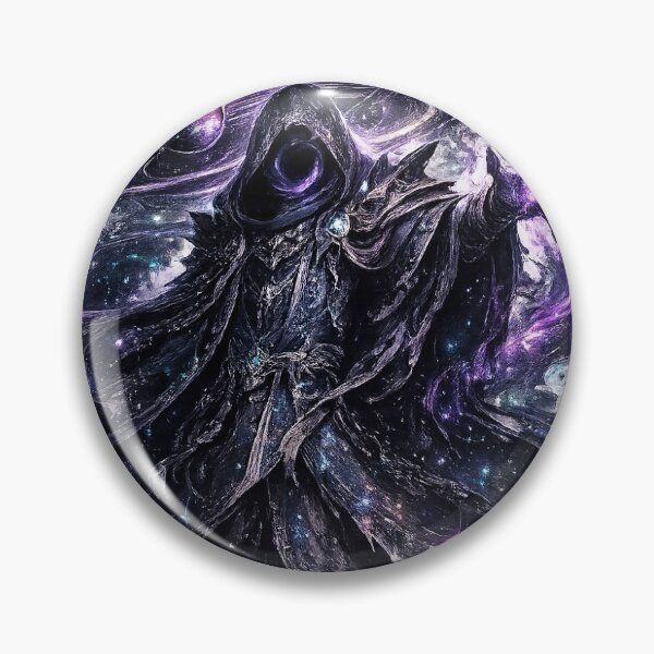 Item preview, Cosmic Void Sorcerer – Dark Fantasy Sticker designed and sold by blossomfun.