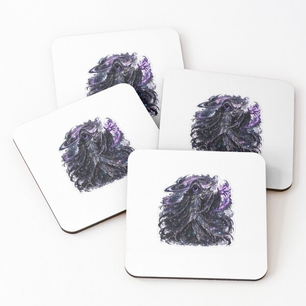 Item preview, Cosmic Void Sorcerer – Dark Fantasy Sticker designed and sold by blossomfun.