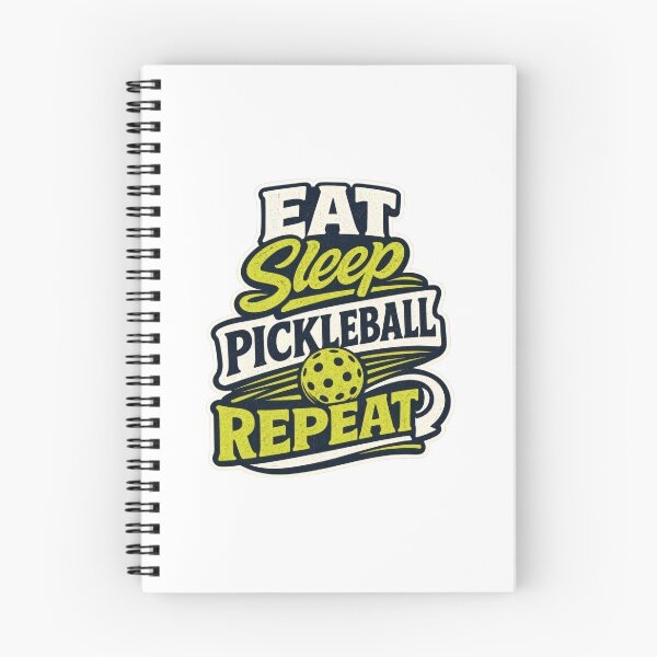 Item preview, Eat Sleep Pickleball Repeat Retro Court Sport designed and sold by Mr Lee.