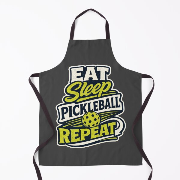 Item preview, Eat Sleep Pickleball Repeat Retro Court Sport designed and sold by Mr Lee.