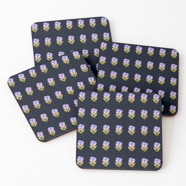 Item preview, Viola Blossom – Watercolor Botanical Illustration – Midnight Navi designed and sold by Piret Victoria Ribas.