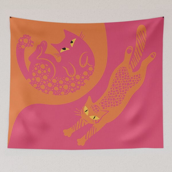 Item preview, Ginger Raspberry Cats designed and sold by IvysCreativityHouse.