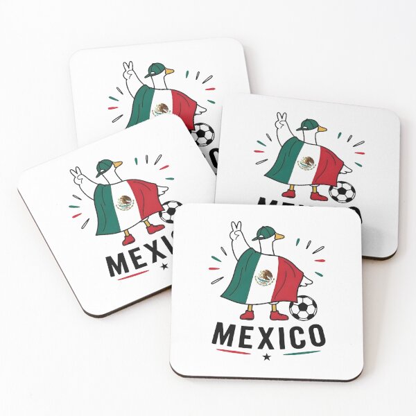 Item preview, Mexico Soccer Goose Funny Soccer Futbol Fan Mexican Flag designed and sold by DarylPope.