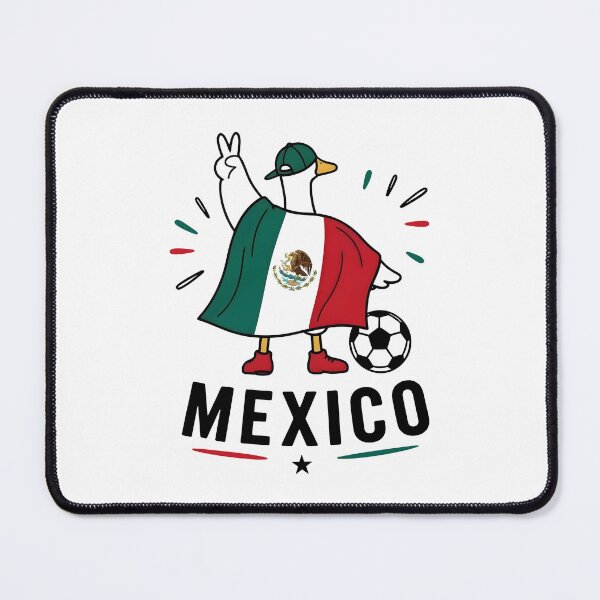 Item preview, Mexico Soccer Goose Funny Soccer Futbol Fan Mexican Flag designed and sold by DarylPope.