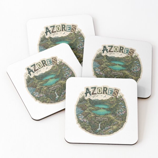 Item preview, Azores Portugal Volcanic Island Travel Sticker designed and sold by Imaginarium of Chaos falcon88 .