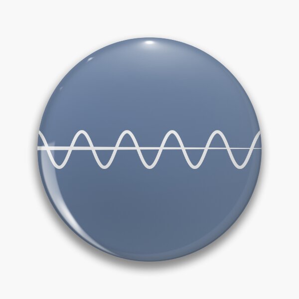 Item preview, The Transmission - Slate Blue Minimalist Geometric Wave designed and sold by artdocaj.