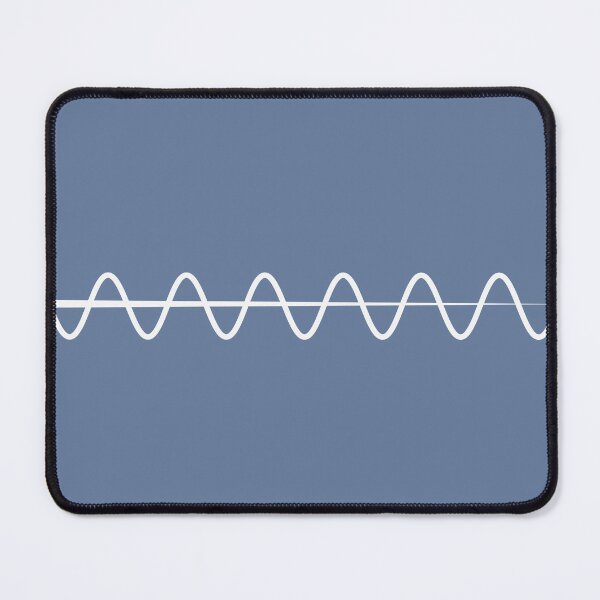 Item preview, The Transmission - Slate Blue Minimalist Geometric Wave designed and sold by artdocaj.