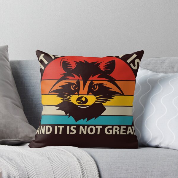 Item preview, Vintage Racoon It is what it is. designed and sold by SuperWear.